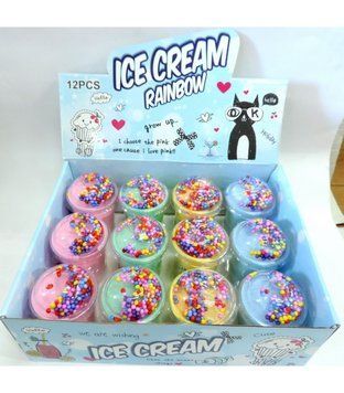 Дитячі іграшки слайми масляні Ice Cream Rainbow N18-10 BK-5726 фото